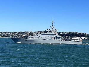 One of the former Royal New Zealand Navy Inshore Patrol Vessels after being modified for the Irish Naval Service