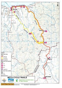 Motu Trails map of route