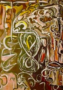 Illusion 108 - acrylics on board 