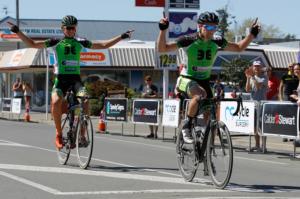 Breads of Europe's Luke McPherson from Southland won today's final round of the Calder Stewart Cycling Series elite racing ahead of teammate Michael Vink. 