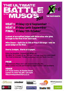 The Ultimate Battle of the Musos 2011 Poster