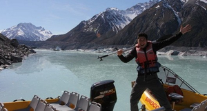 Henry Golding filmed an eight-part travel show called 'Now Everyone Can Fly to New Zealand'. 
