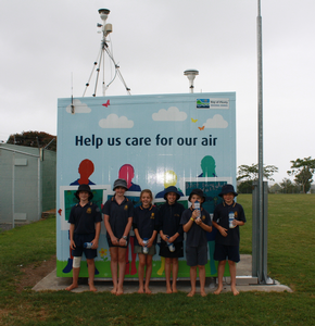 Some students at Otumoetai Primary School.