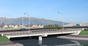 Artist's impression - Ferrymead Bridge