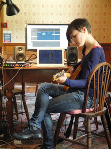 Claire at work