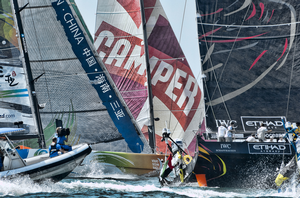 CAMPER during the inport aspect of the Sanya start.