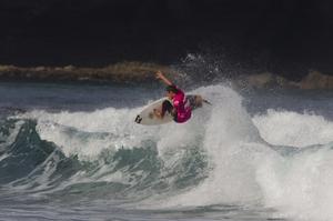 Whangamata surfer Dune Kennings launching an air on his way to winning the 2012 New Zealand Grommet Series for the Under 16 Boys Division.