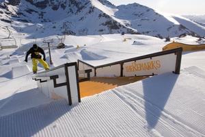 Milu Multhaup-Appleton in the terrain park at The Remarkables.