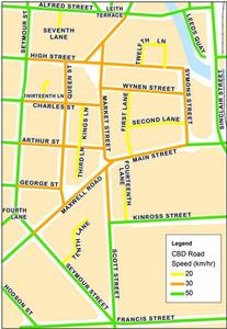 Courtesy crossings map
