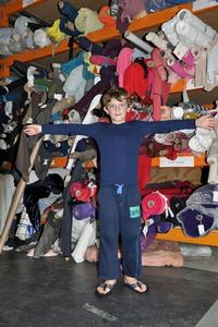 Young Nelson designer Torenzo Monopoli, aged seven.