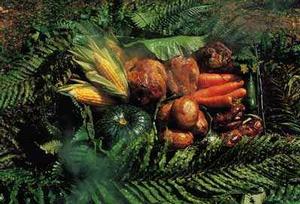 Hangi - traditional Maori food