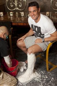 Dan Carter happy to be back in cast.