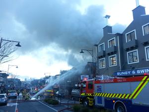Fire in Queenstown
