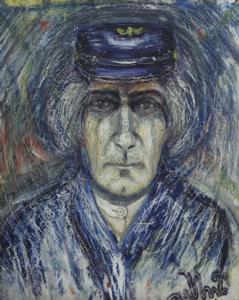 Self portrait by by Grandfather, Leonardus Van de Ven (Aarts family collection)