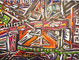 'Rush Hour' (Collection of Harry, my Grandson) by Leon Aarts