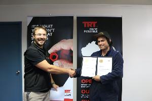 Cameron Knapp recently completed his qualification in Mechanical Engineering (General Engineering level 4) 