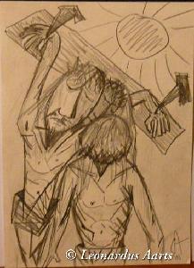 'Jesus Christ Pose III' by Leon Aarts