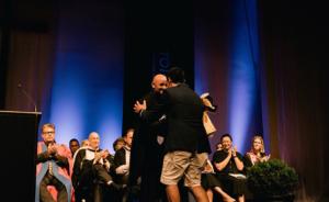 Student receives an award at last year's Toi Ohomai Graduation  