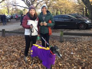 Lucy and Khaleel with Arnold