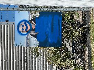 
Community board candidate "totally over" election hoarding vandalism
 
