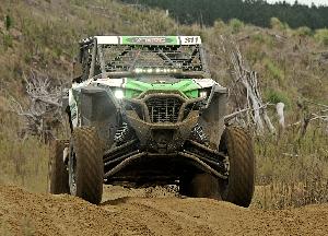 Matamata racer Dion Edgecombe won his first Woodhill 100 endurance race on Sunday.