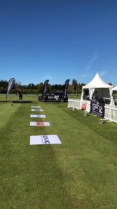 The set up prior to the South Island Long Drive Golf Champs