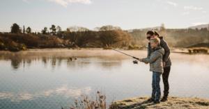 Catch a Chinook salmon from our spring-fed fishing lakes then relax or explore while our team prepares it for you.