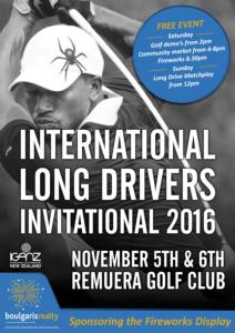 Golf's Big Drivers Ready For Auckland