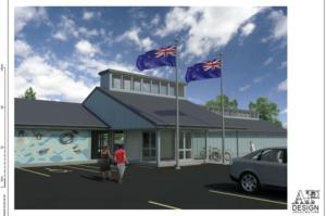 Edgeware Pool Entrance - Artists Impression From Plans