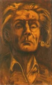 self portrait, Leonardus van de Ven. (Aarts family collection)
