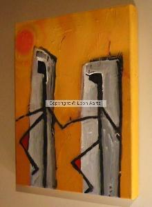 'Follow Me' by Leon Aarts (acrylics on canvas)