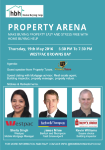 Free Property Seminar 19th May Westpac Browns Bay