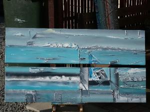 Coast Watch (Diptych) (sold)