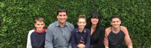 Lyth Family left to right Noah, Anthony, Lily, Kyleigh and Isaac
