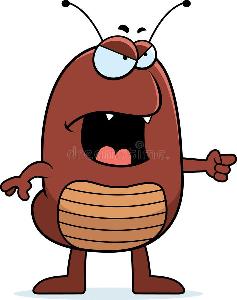 cartoon flea
