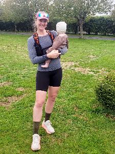 Cat gearing up for an ultra run for her "miracle warrior" and One Mother to Another.