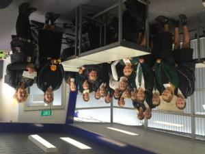 St Margaret's College girls presenting a cheque for $1287.60 to Lynne Taylor, Manager of Diabetes Christchurch