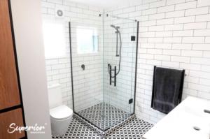 Artisan Contemporary Bathroom Renovation by Superior Renovations