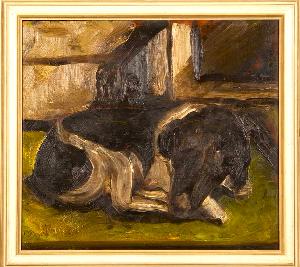 'Kwinie, de hond' (Dog), by Nardus van de Ven