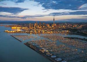 Auckland, City of Sails and the Westhaven Marina.