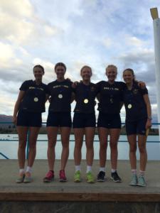 Rangi Ruru U17 Four Gold Medal Winners 