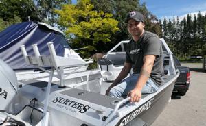 Toi Ohomai engineering student Mandela Petersen has spent his Summer break on a design project at Surtees Boats near Whakatane.