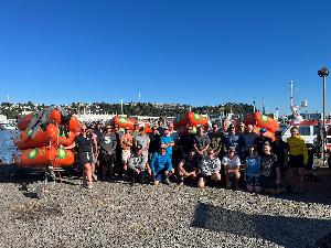 Hawke's Bay Search and Rescue Squad back on dry land after another long day assisting with the Cyclone Gabrielle response.