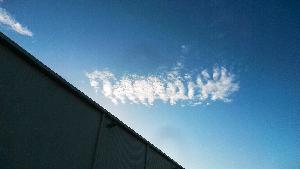 'Clouds with letters' Photo Rolleston 2013