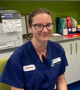 West Coast DHB Midwife, Natalie