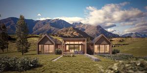 Artist's Impression of the Contemporary Barn at Lot 22; Bendemeer's first concept home.