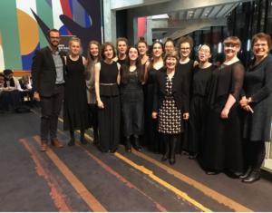 Rangi Ruru students and staff at the competitions in Wellington