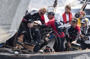 Emirates Team New Zealand has won its third match of the Louis Vuitton Trophy La Maddalena regatta