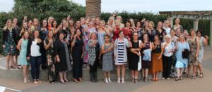 Dairy Women's Network Regional Leaders gather during a leadership forum last year. 