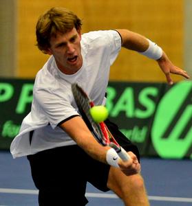 Micheal Venus in action for New Zealand